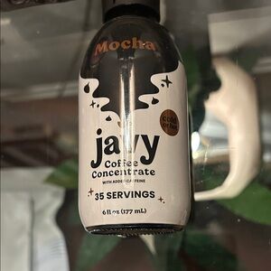 Navy Mocha Coffee Concentrate - Black and White